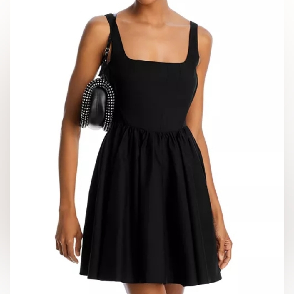 Wayf Black Sleeveless Mini Dress Size Xs Nwot